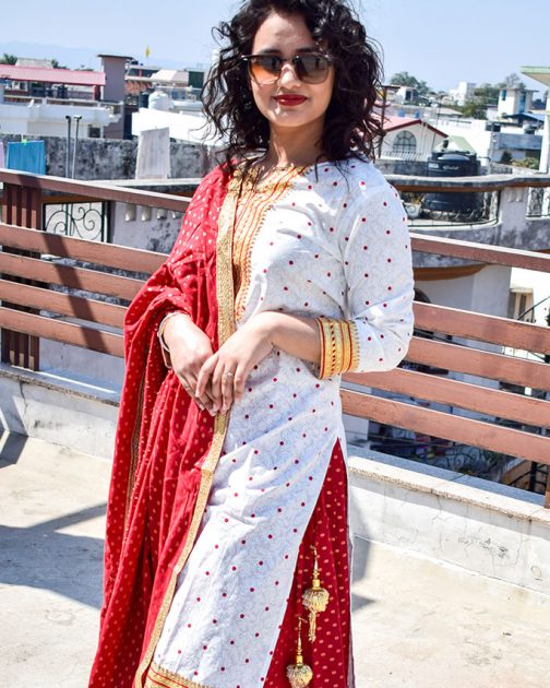 Straight Kurta With Skirt And Dupatta
