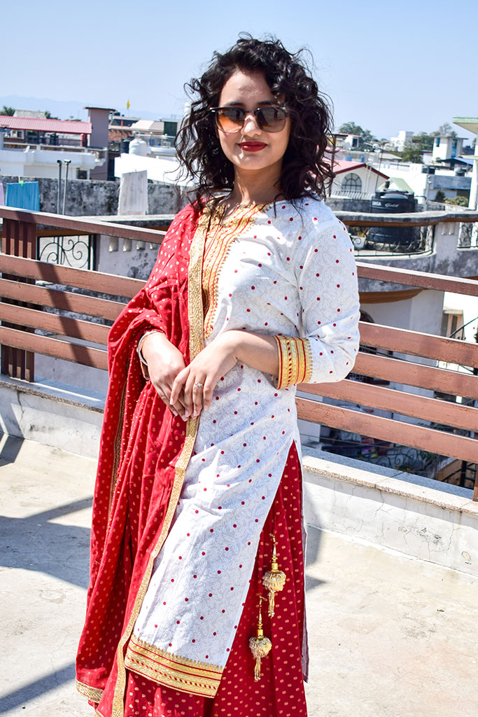 Straight Kurta With Skirt And Dupatta