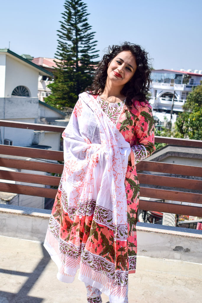 Printed Kurta With Dupatta - Image 2